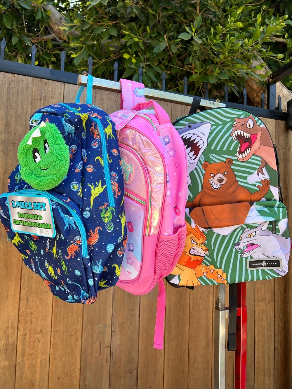 Pink Gamer Kids Backpack with Fun Graphics